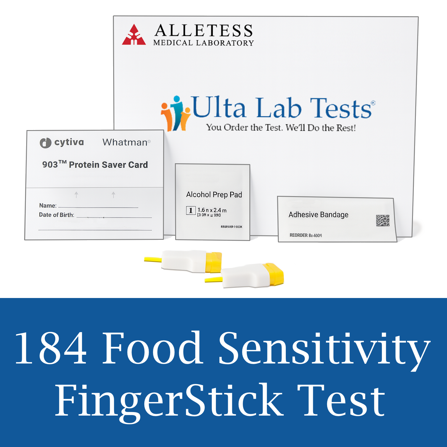 184 Food Sensitivity IgG FingerStick Test Kit | Ulta Lab Tests