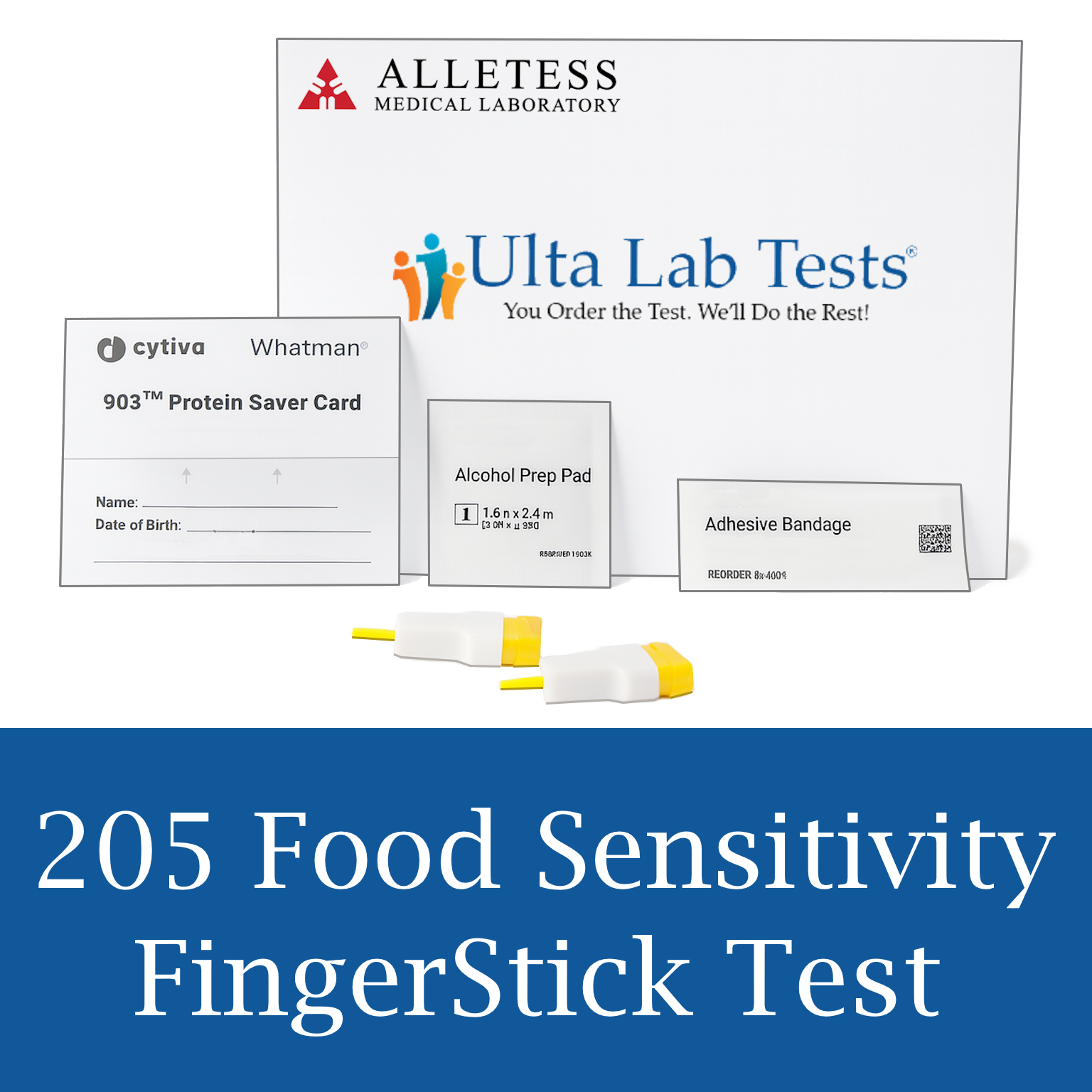 205 Food Sensitivity IgG FingerStick Test Kit | Ulta Lab Tests
