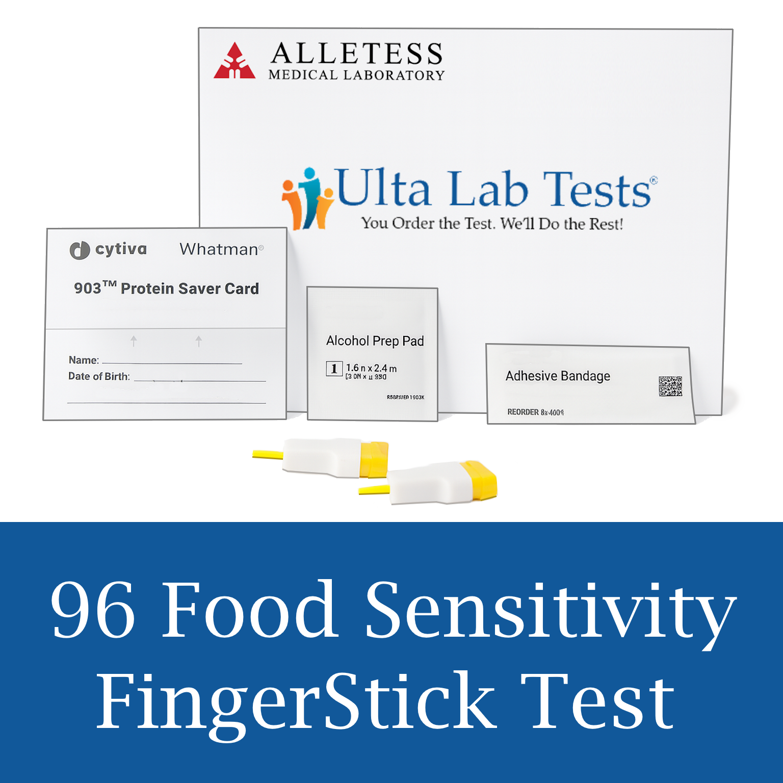 96 Food Sensitivity IgG FingerStick Test Kit | Ulta Lab Tests