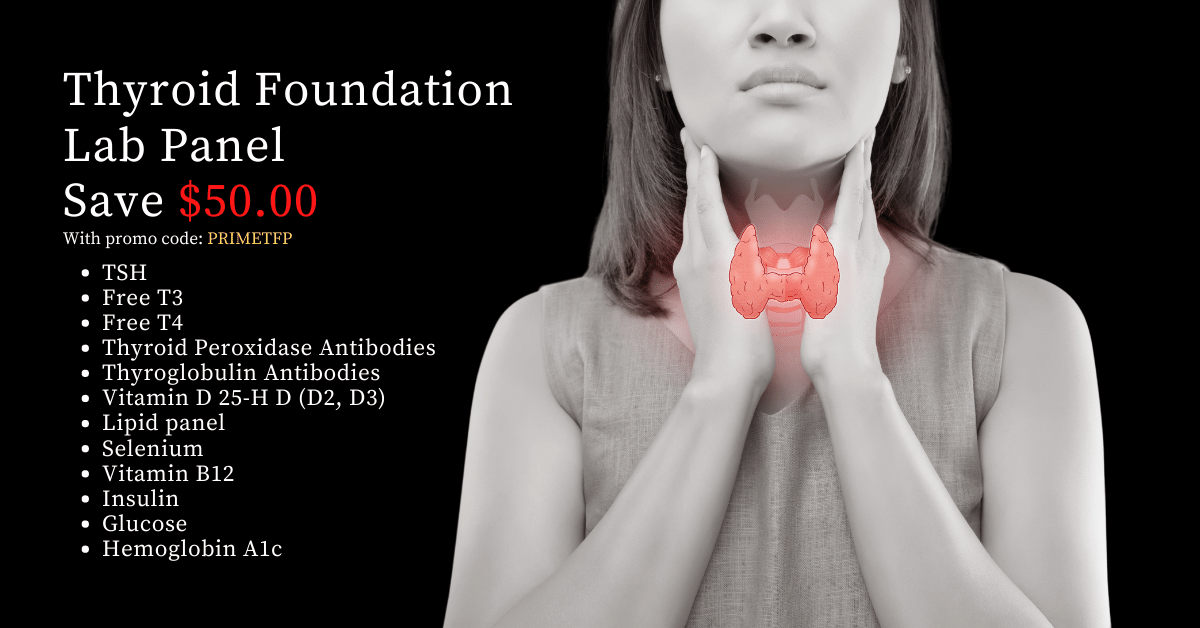 This Prime Day, take charge of your thyroid health! Save $50 on the Thyroid Foundation Panel from Ulta Lab Tests—fast, accurate results to help restore your energy & bala