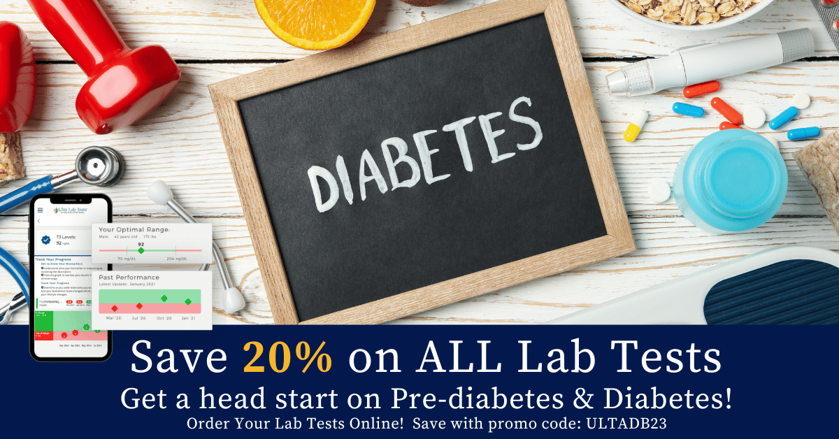 Save 20% on all diagnostic lab tests this March. Track blood sugar, metabolic health, and key wellness markers with convenient, nationwide lab testing.